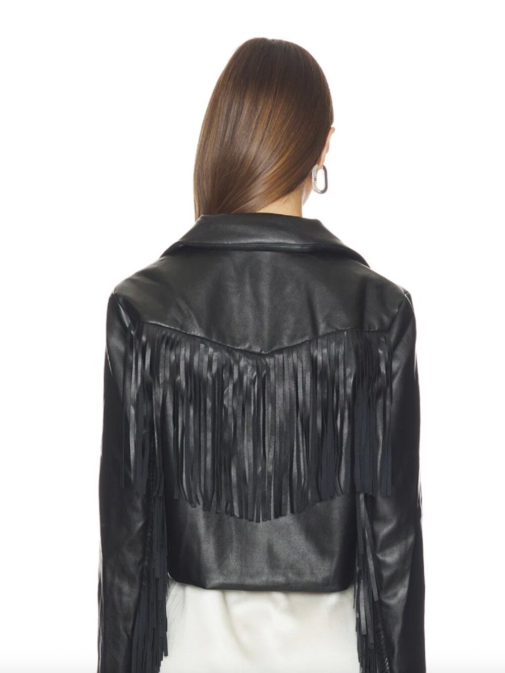 Revolve Viola Faux Leather Jacket Black - Picture 3 of 3